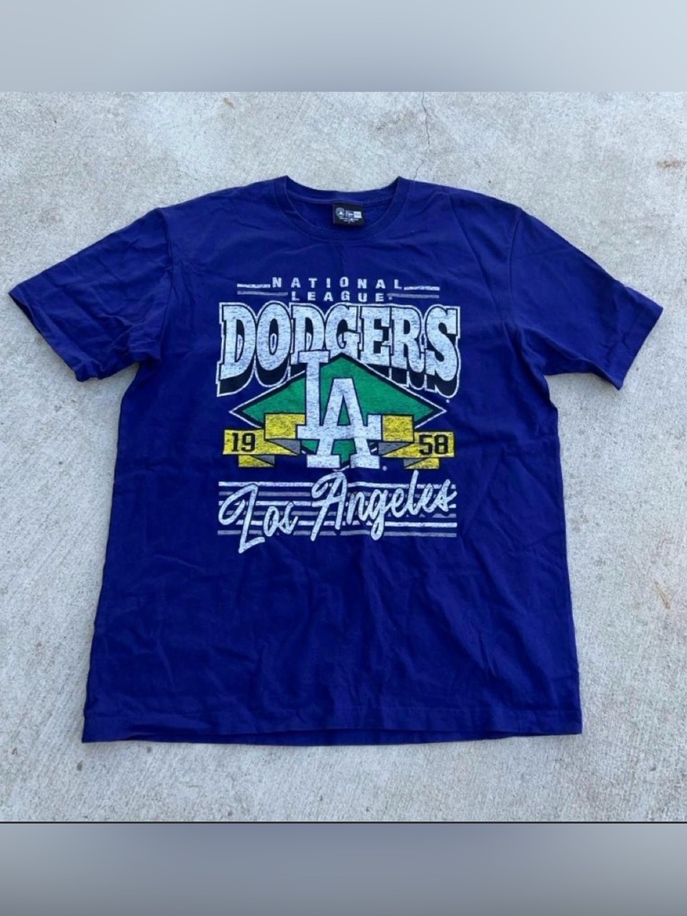 New Era Los Angeles Dodgers Graphic Tee - Blue